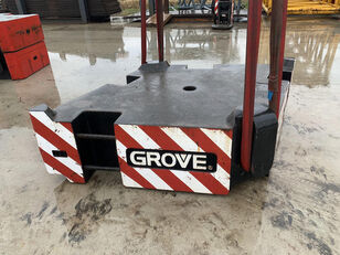 contrappeso gru mobile Grove Grove GMK 6400 counterweight 10 ton