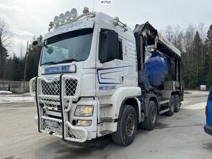 autobetoniera MAN TGS 35.540 8x4 concrete truck with band WATCH VIDEO