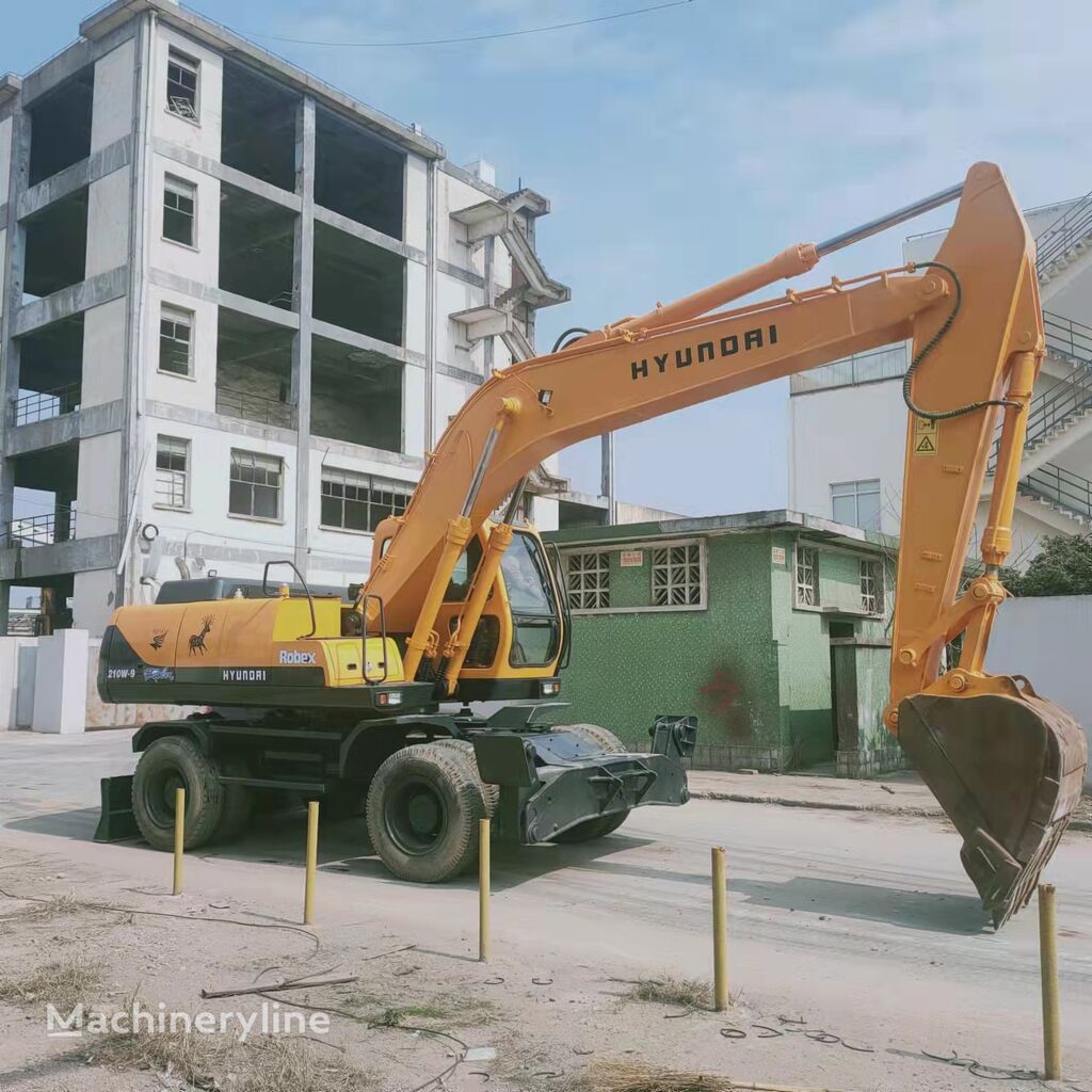 escavatore gommato Hyundai 210W-9, 21ton wheel excavator