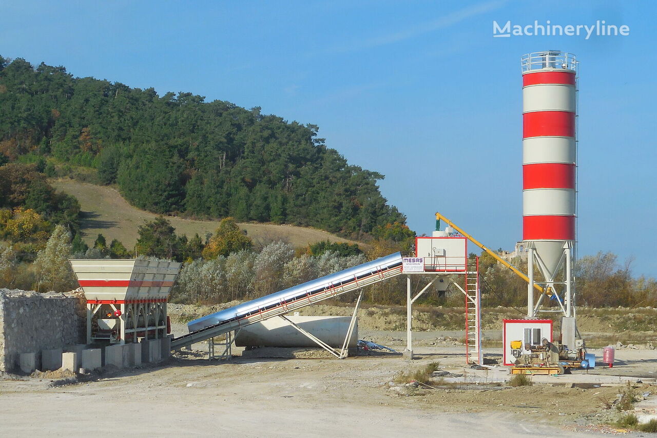 impianto di betonaggio Mesas Concrete Plant 100 M3/H DRY SYSTEM CONCRETE BATCHING PLANT nuovo