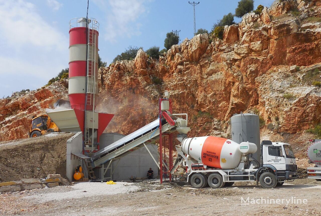 impianto di betonaggio Mesas Concrete Plant 60 m3/h ECONOMIC Concrete Batchıng Plant nuovo