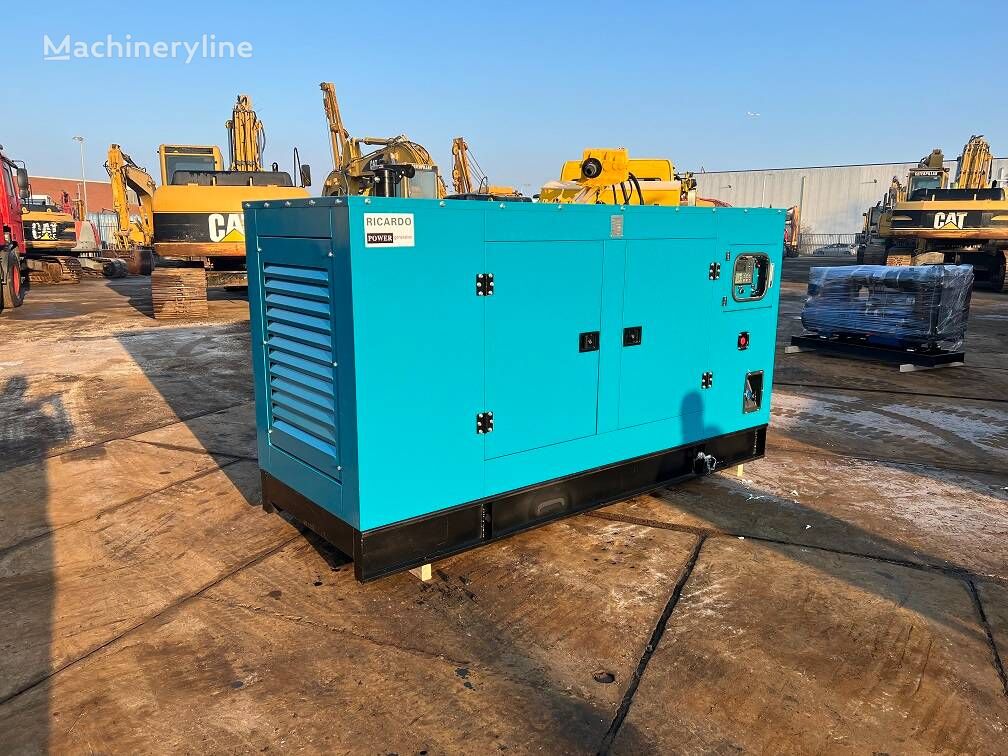 generatore diesel Ricardo 200KVA (160KW) SILENT GENERATOR 3 PHASE 50HZ 400V nuovo